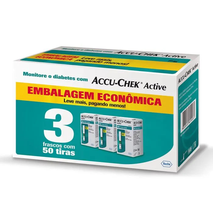 Tira Teste De Glicemia Accu-chek Guide 150 Unidades